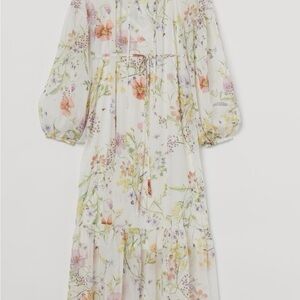 H&M Pink Wildflower Slip Dress